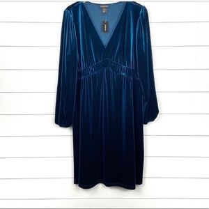 NWT Lane Bryant Velvet Empire Plus Size Dress